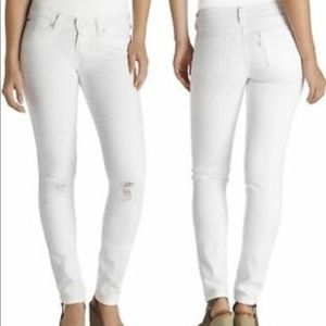 Levi's Demi Curve Distressed Skinny Jeans